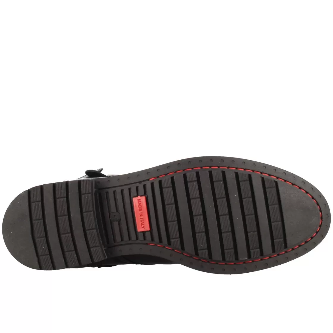 Hot Leonardo Shoes Anfibio Da Uomo In Pelle Colore E Suola In Gomma Nero