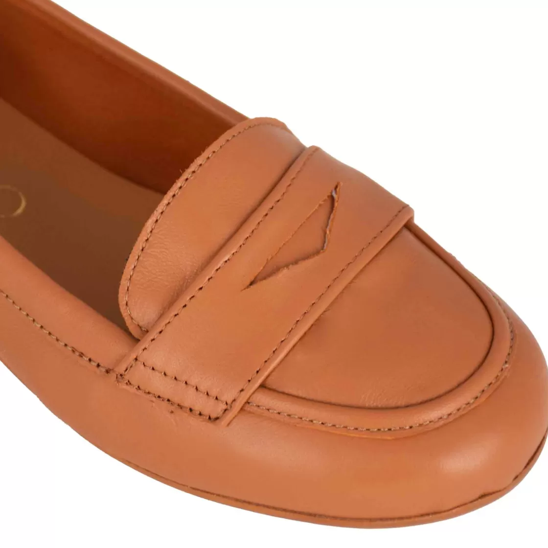 Hot Leonardo Shoes Ballerina Classica Da Donna In Pelle Colore Marrone