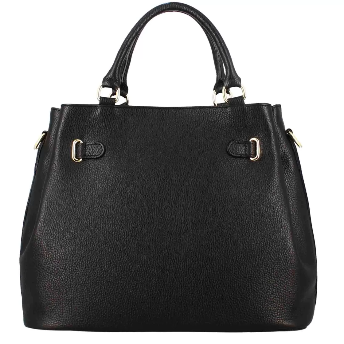 Discount Leonardo Shoes Borsa A Mano Frida In Pelle Con Tracolla Rimovibile Colore Nero