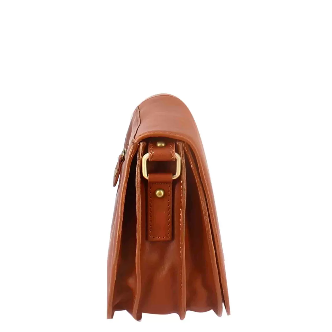 New Leonardo Shoes Borsa Essential Da Donna In Pelle Liscia Colore Marrone