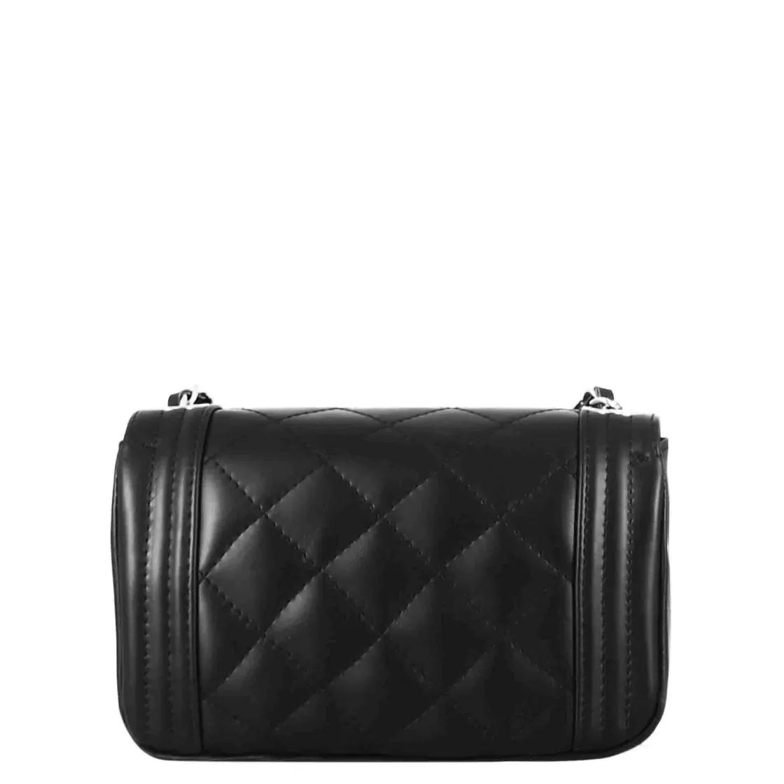 Hot Leonardo Shoes Borsetta Timeless A Tracolla In Pelle Trapuntata Colore Nero