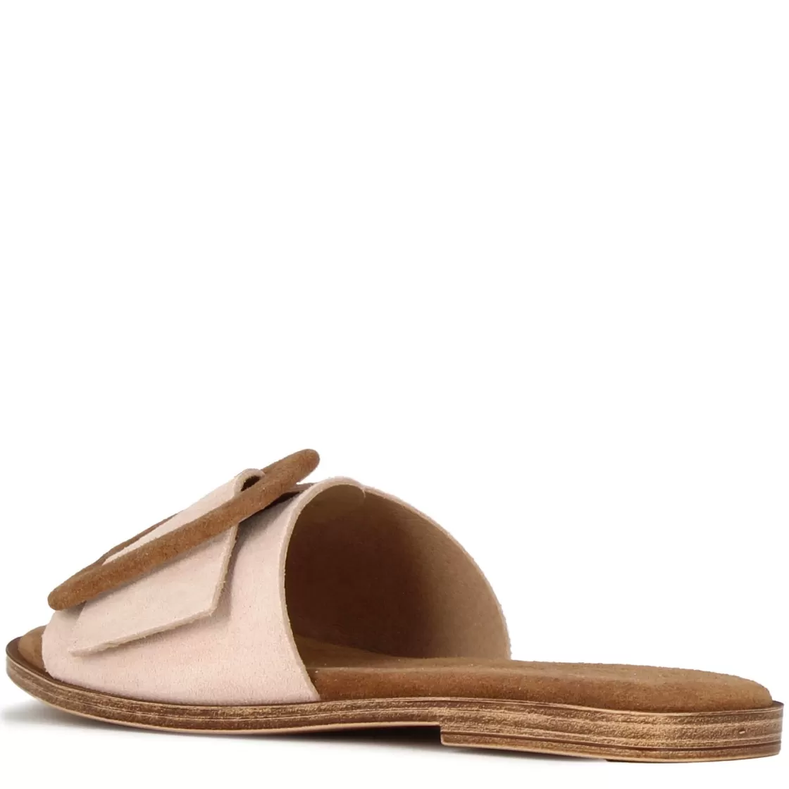 Flash Sale Leonardo Shoes Ciabattine Da Donna Scamosciate Colore E Marrone Beige