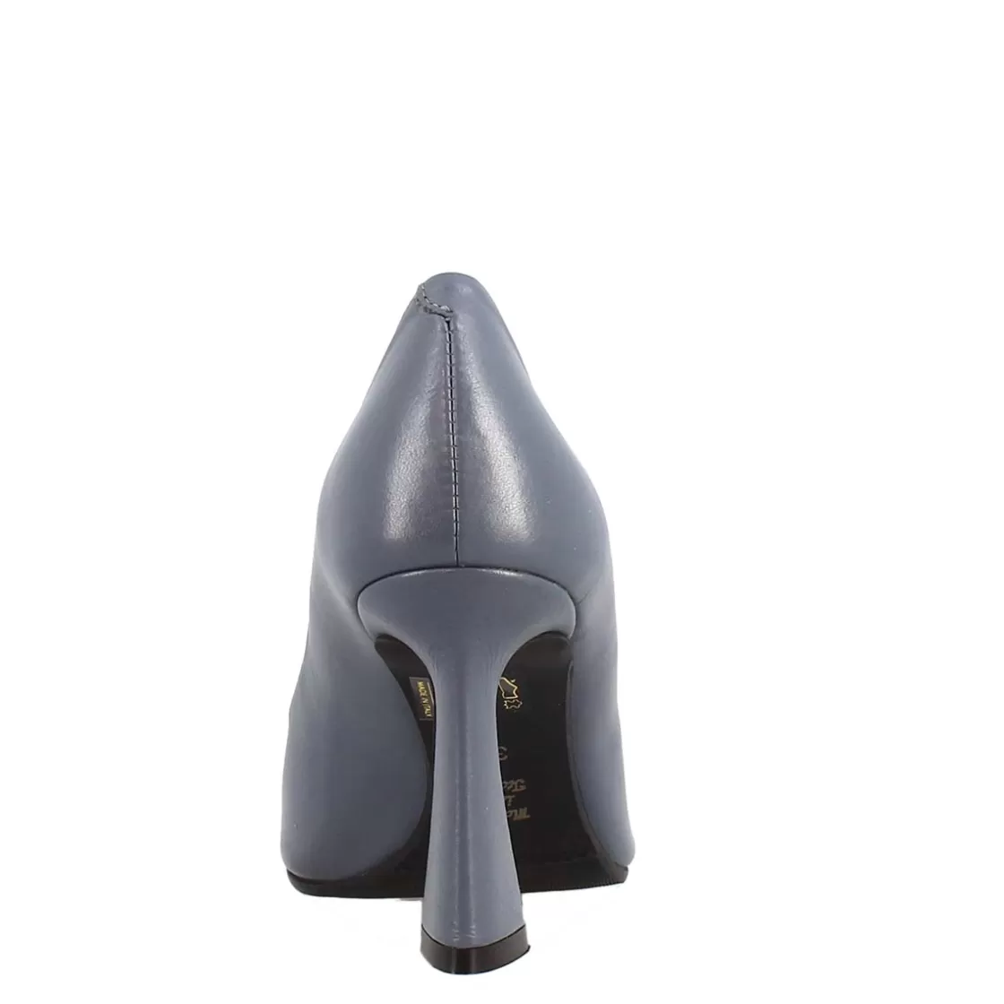 Discount Leonardo Shoes Décolleté A Punta In Pelle Color Celeste