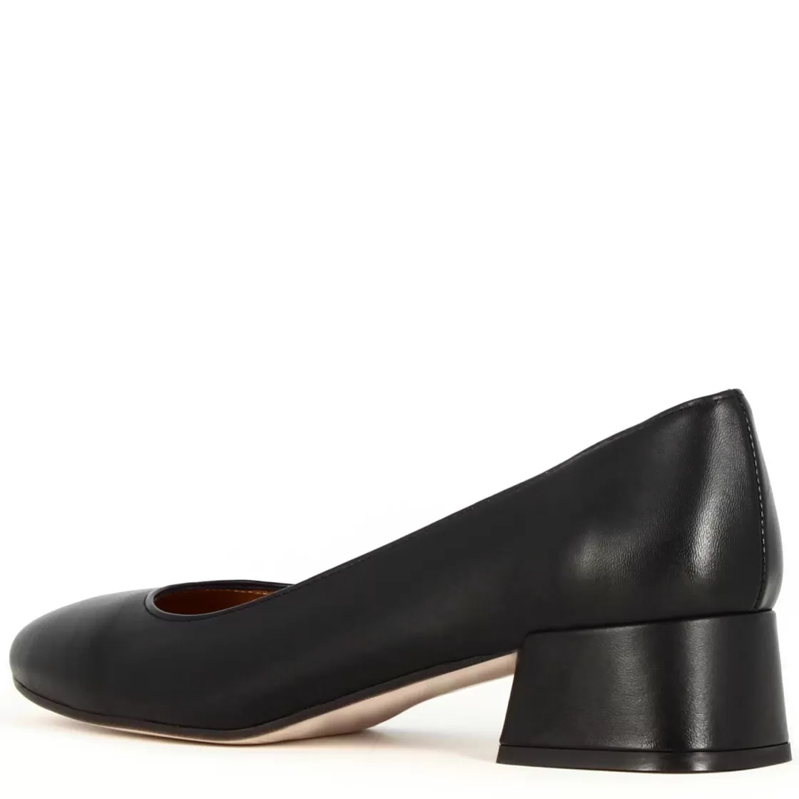 Flash Sale Leonardo Shoes Décolleté Classica Da Donna In Pelle Liscia Colore Nero