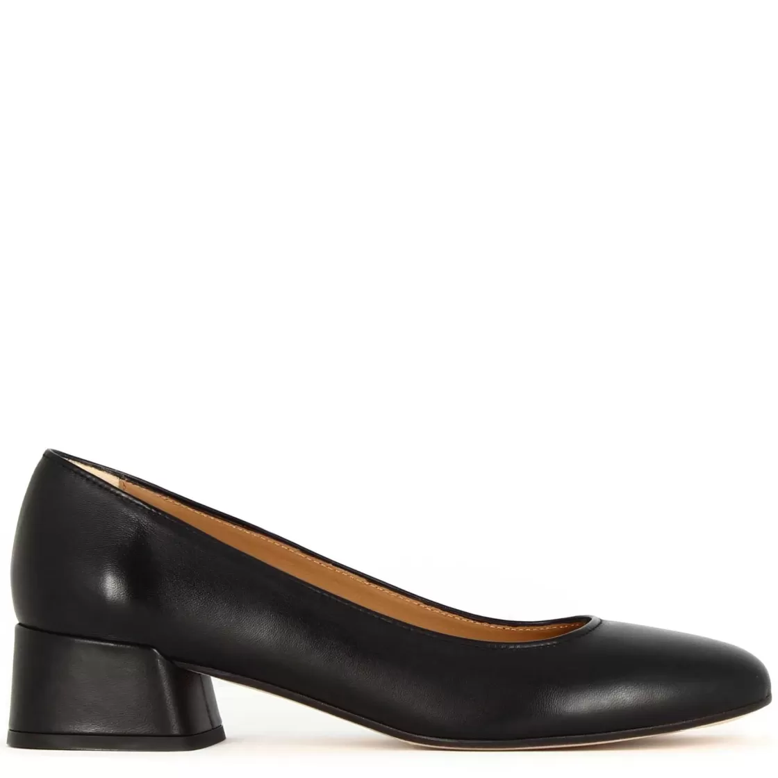 Flash Sale Leonardo Shoes Décolleté Classica Da Donna In Pelle Liscia Colore Nero