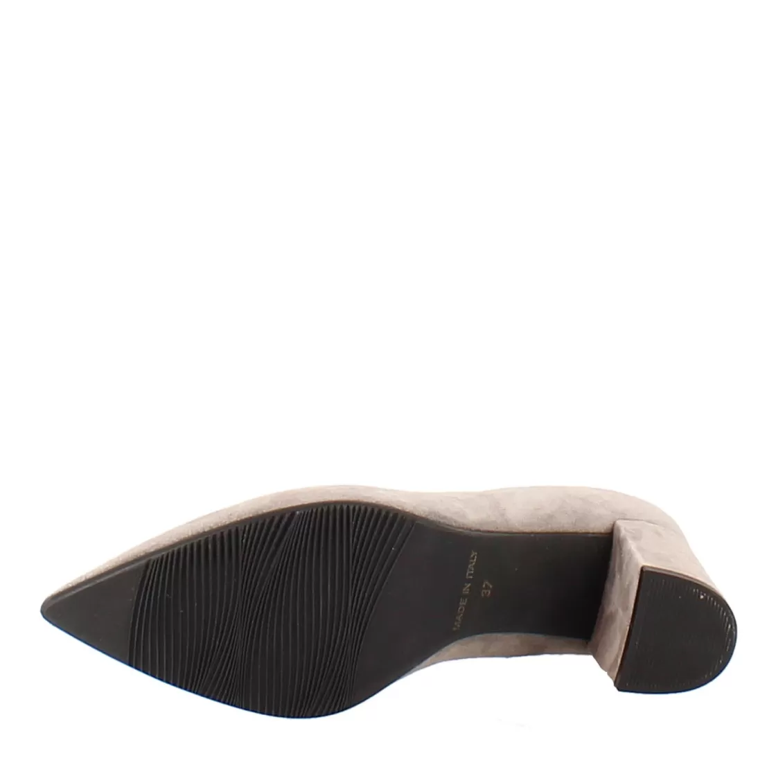 Fashion Leonardo Shoes Décolleté In Camoscio Colore Tortora Con Tacco Alto Grigio