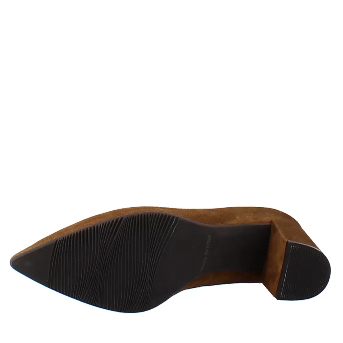 Hot Leonardo Shoes Décolletté In Camoscio Colore Con Tacco Alto Marrone
