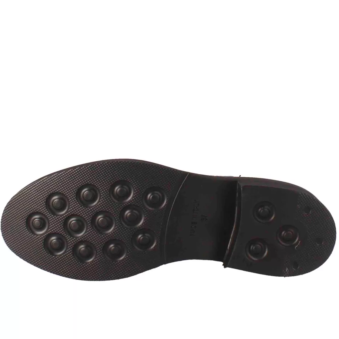 Online Leonardo Shoes Derby Da Donna Con Dettagli Brogue Paupa In Pelle Lavata Colore Nero