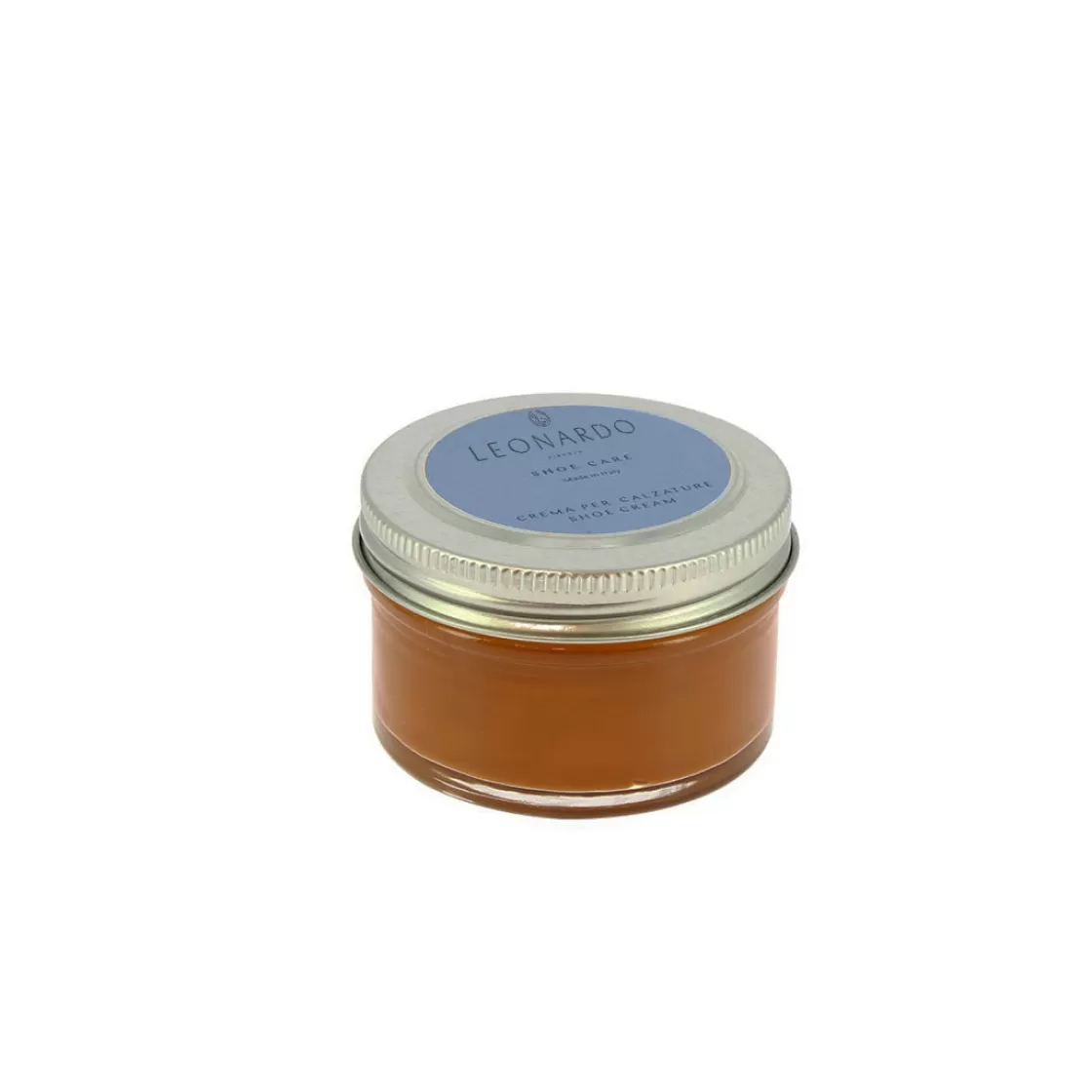 Sale Leonardo Shoes Lucido Da Scarpe Colore Marrone Chiaro Crema Per Calzature In Pelle 50 Ml
