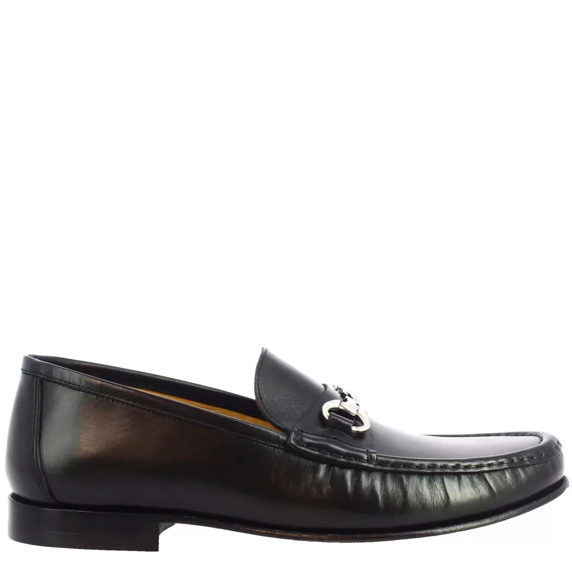 Clearance Leonardo Shoes Mocassini Da Uomo Artigianali In Pelle Colore Nero