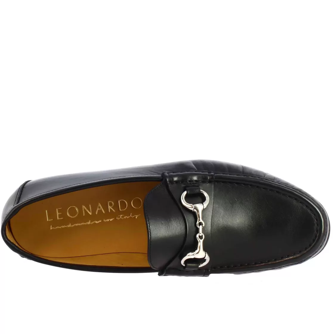 Clearance Leonardo Shoes Mocassini Da Uomo Artigianali In Pelle Colore Nero