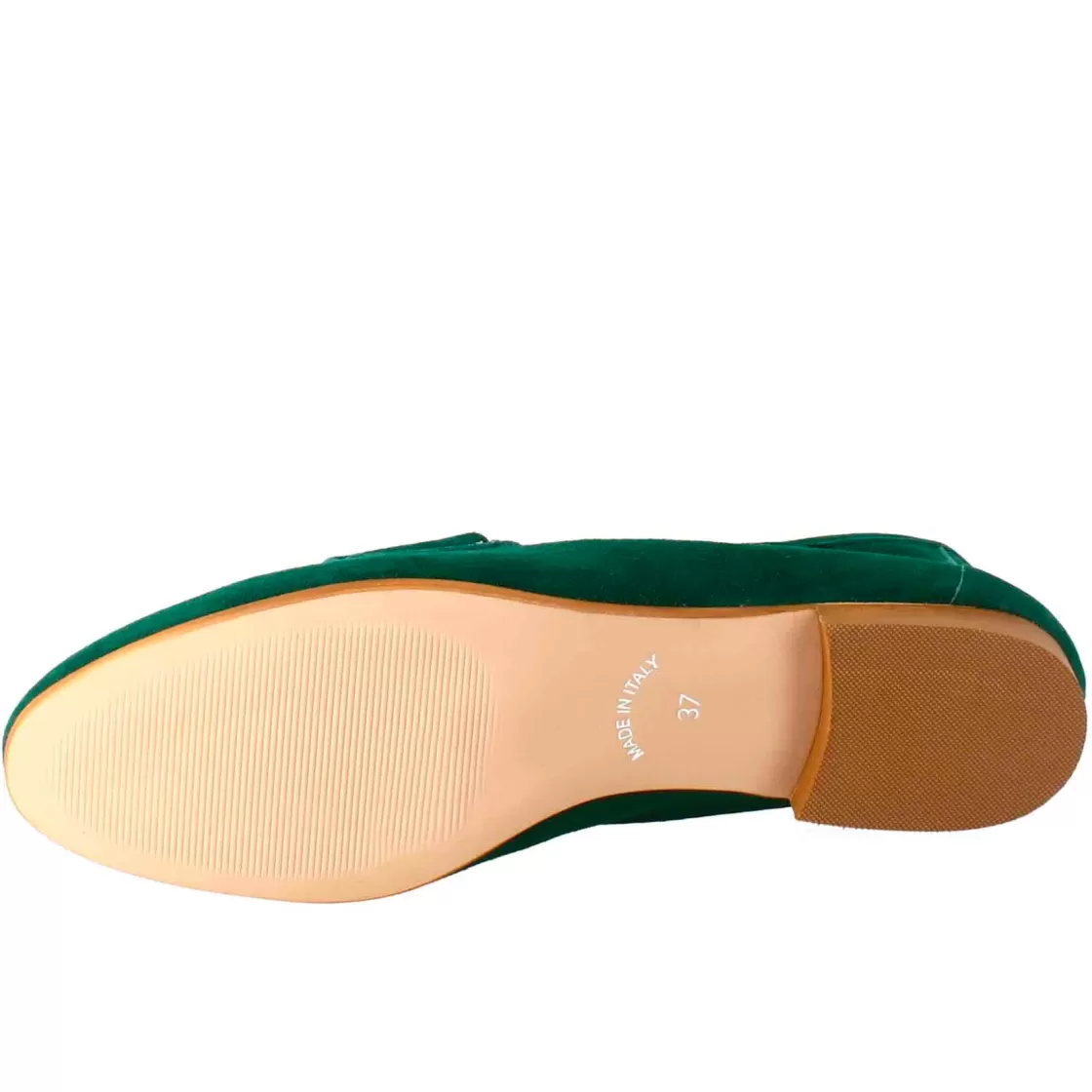 New Leonardo Shoes Mocassino Artigianale Da Donna In Camoscio Color Fatto A Mano. Verde
