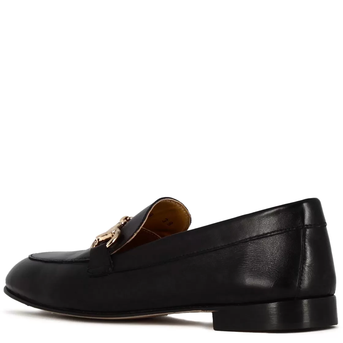 Store Leonardo Shoes Mocassino Classico Da Donna Con Morsetto In Pelle Colore Nero