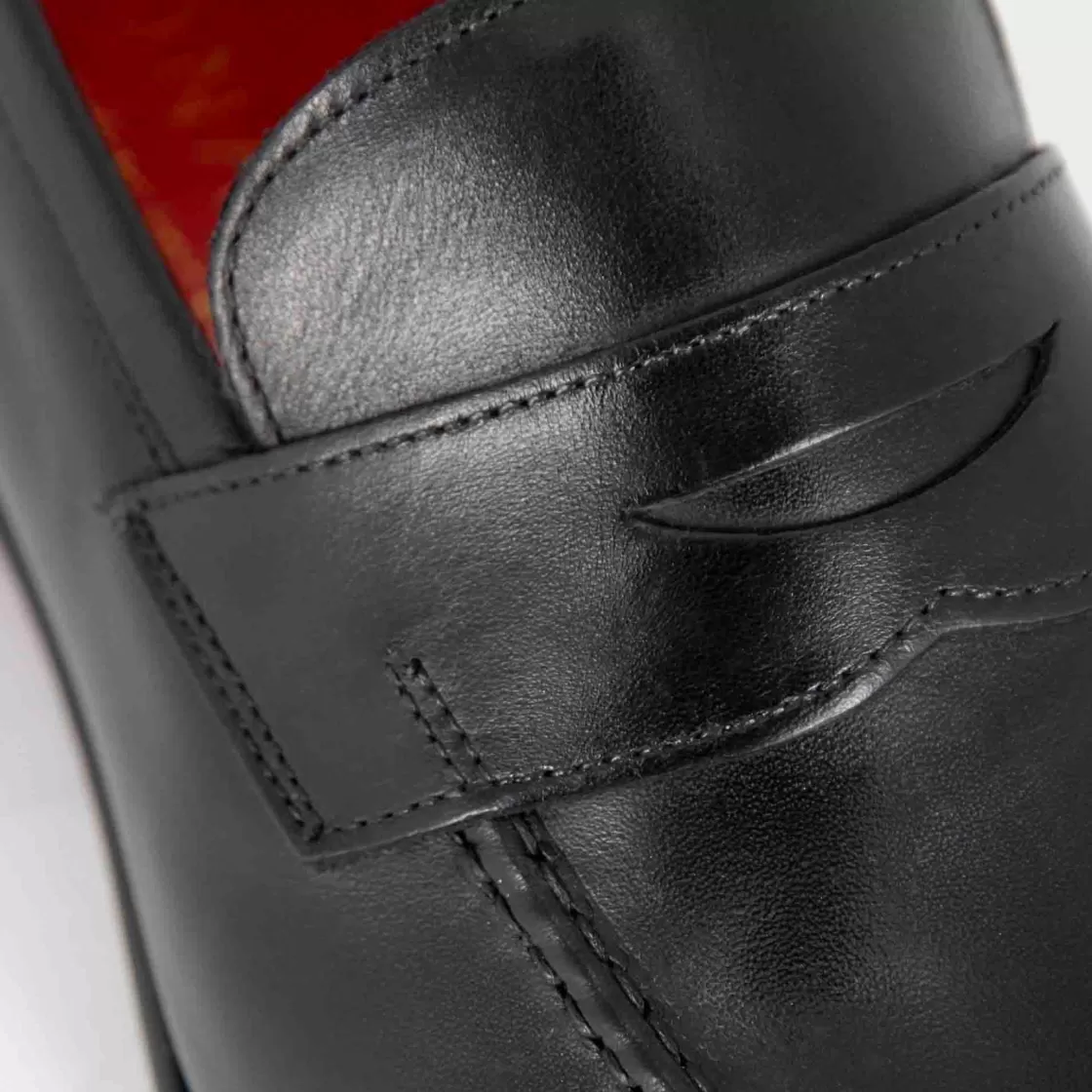 Online Leonardo Shoes Mocassino Classico Da Uomo In Pelle Colore Nero