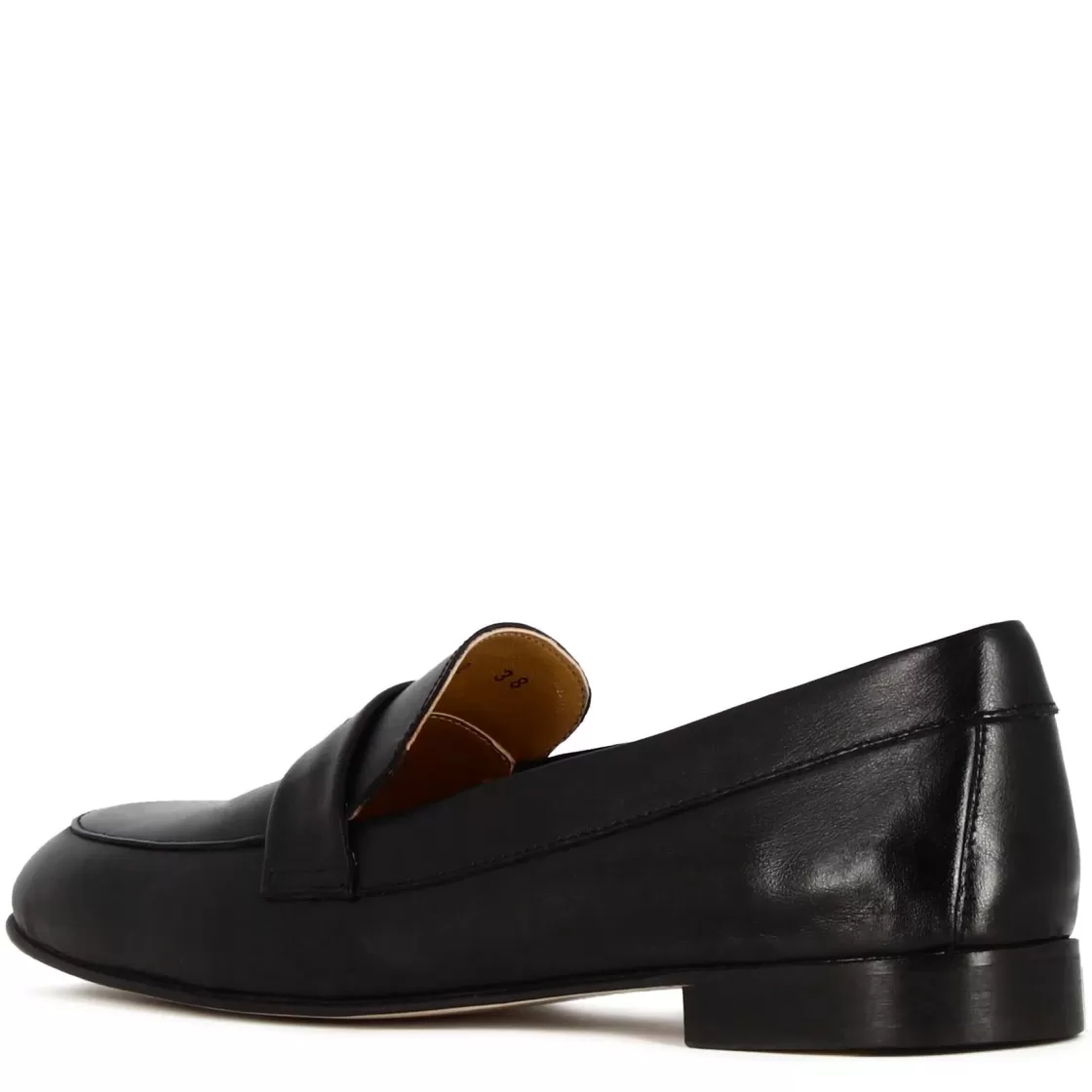 Online Leonardo Shoes Mocassino Da Donna Classico In Pelle Colore Fatti A Mano Nero