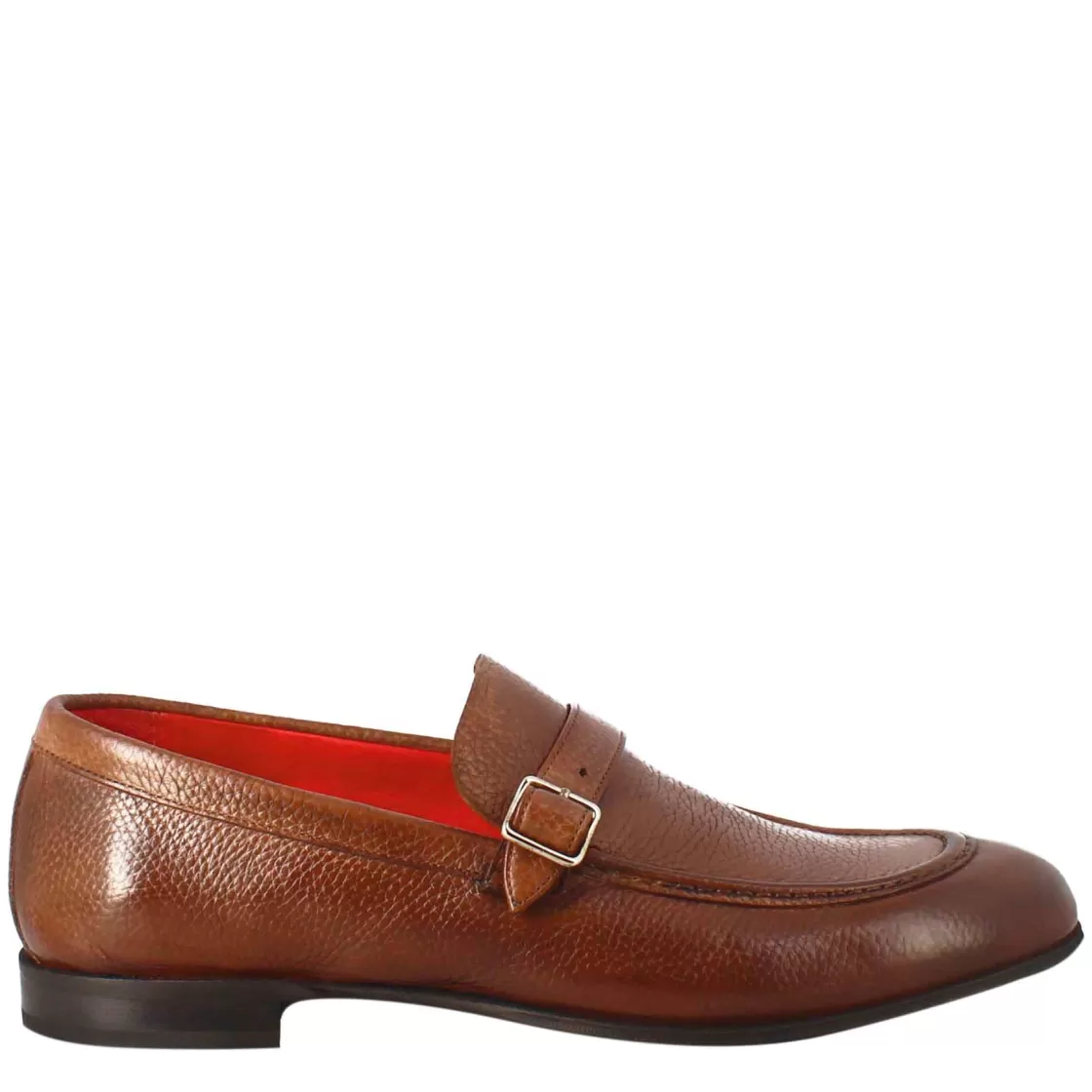 Flash Sale Leonardo Shoes Mocassino Elegante Da Uomo In Pelle Marrone