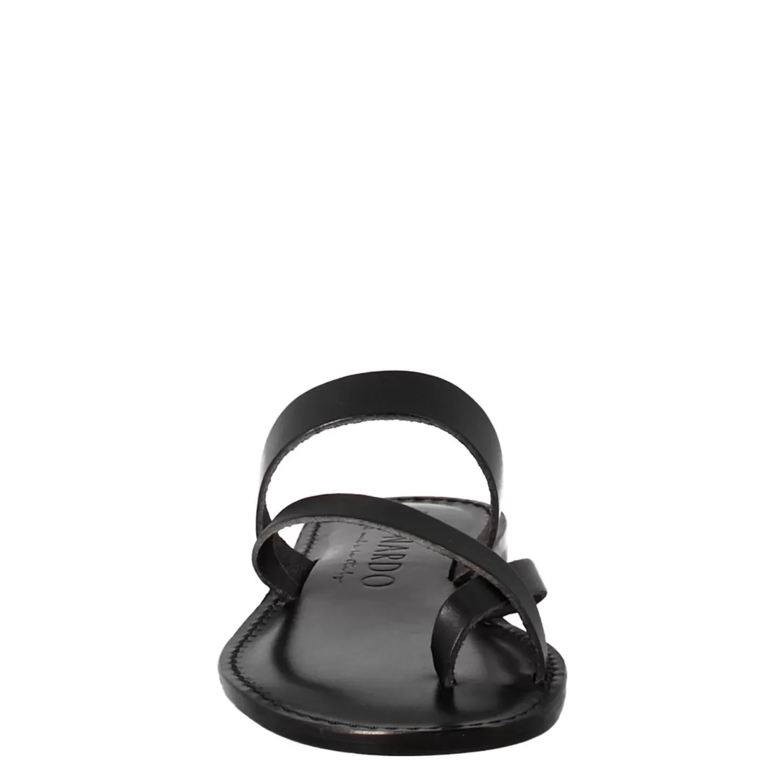 Cheap Leonardo Shoes Sandali Nebula Da Donna Stile Romano Antico In Pelle Nero