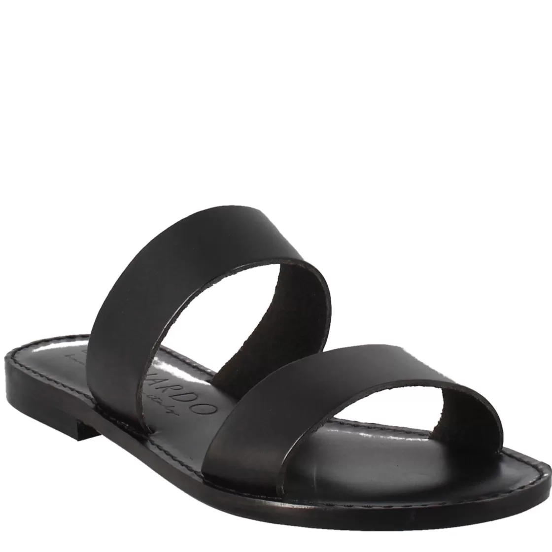 Sale Leonardo Shoes Sandali Nirvana Da Donna Stile Romano Antico In Pelle Colore Nero