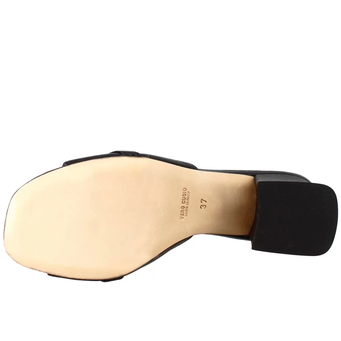 Clearance Leonardo Shoes Sandalo Aperto Con Fibbia Da Donna In Pelle Colore Nero