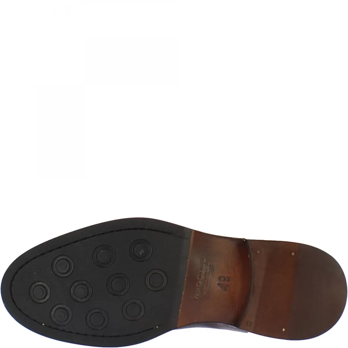 Discount Leonardo Shoes Stivaletti Classici Da Uomo Fatti A Mano In Pelle Marrone