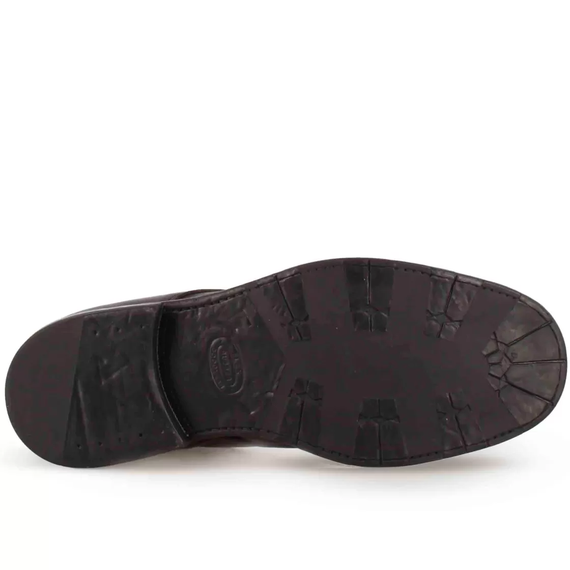 Fashion Leonardo Shoes Stivaletti Da Uomo In Vera Pelle Liscia Colore Con Allacciatura Marrone Scuro