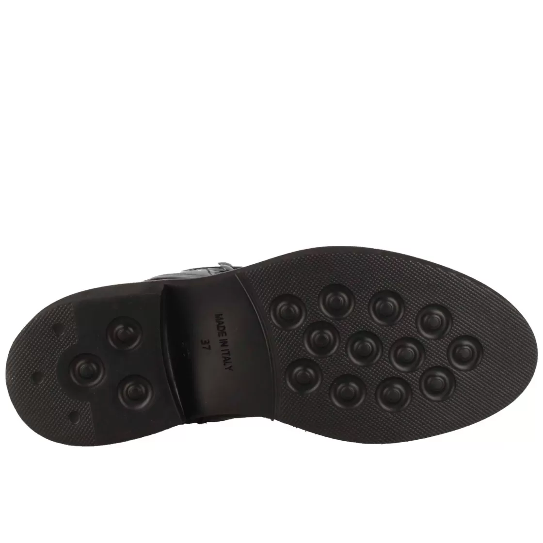 Clearance Leonardo Shoes Stivaletto Anfibio Da Donna In Vera Pelle Colore Fatto A Mano Nero