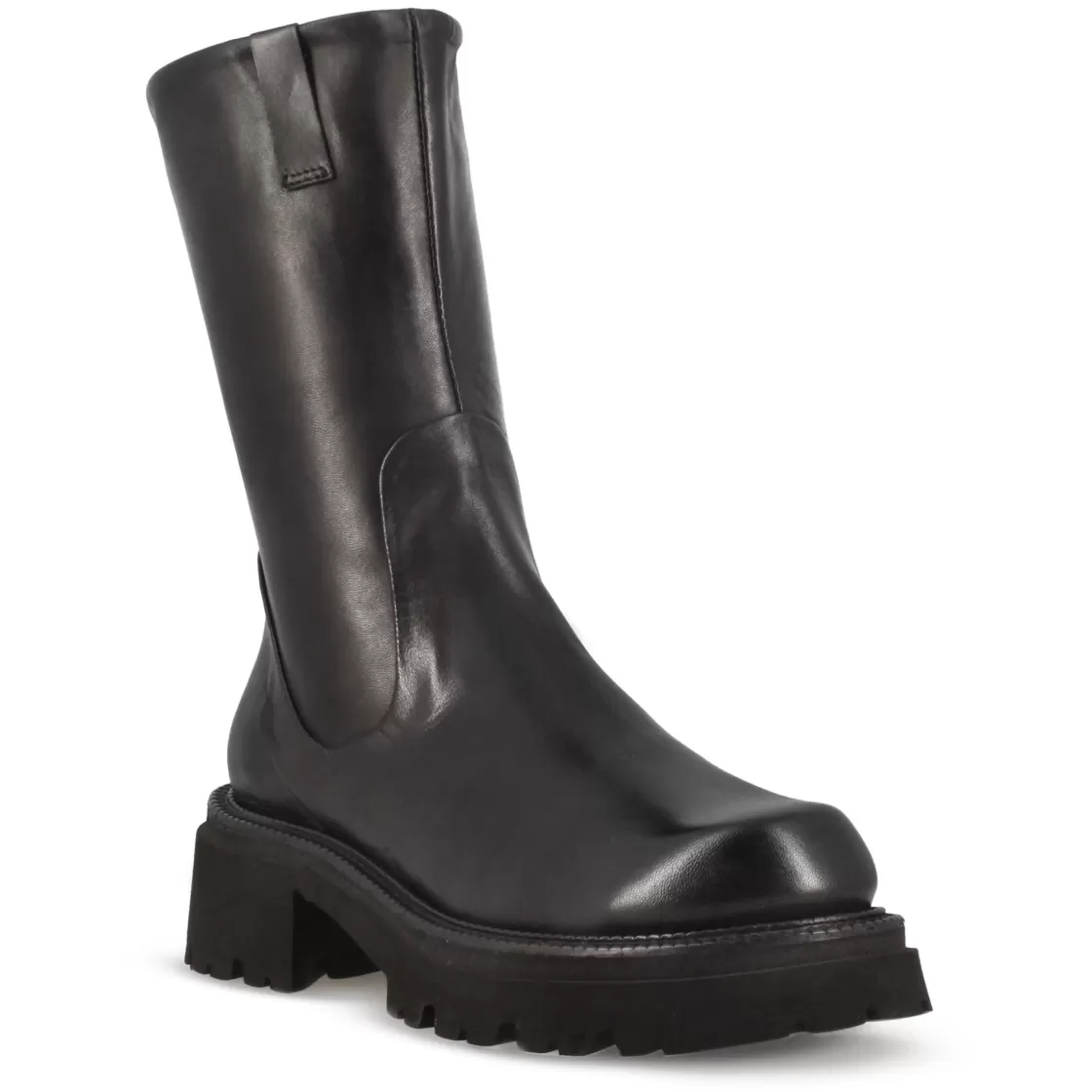 Discount Leonardo Shoes Stivaletto Da Donna In Vera Pelle Colore Nero