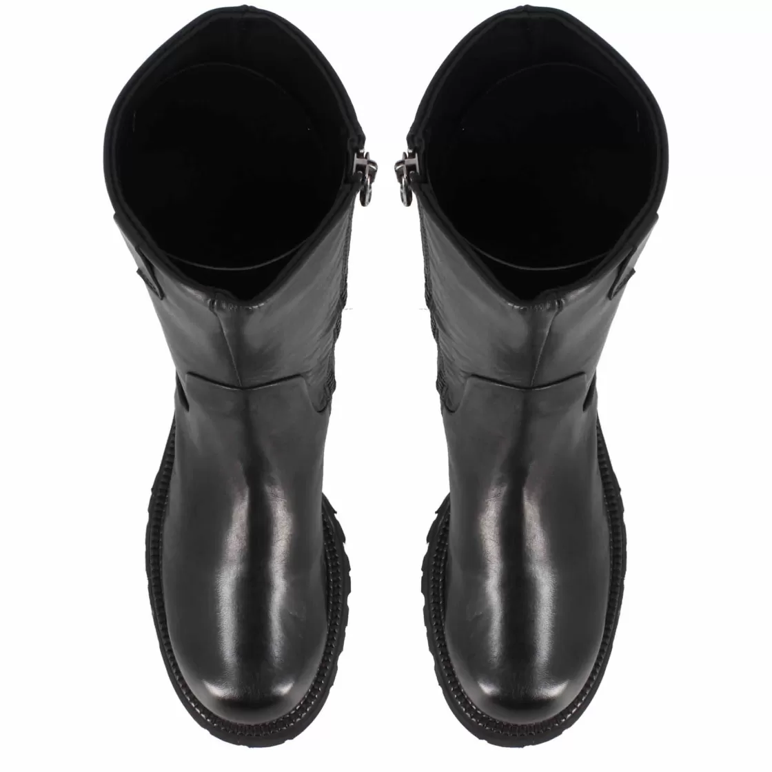 Discount Leonardo Shoes Stivaletto Da Donna In Vera Pelle Colore Nero