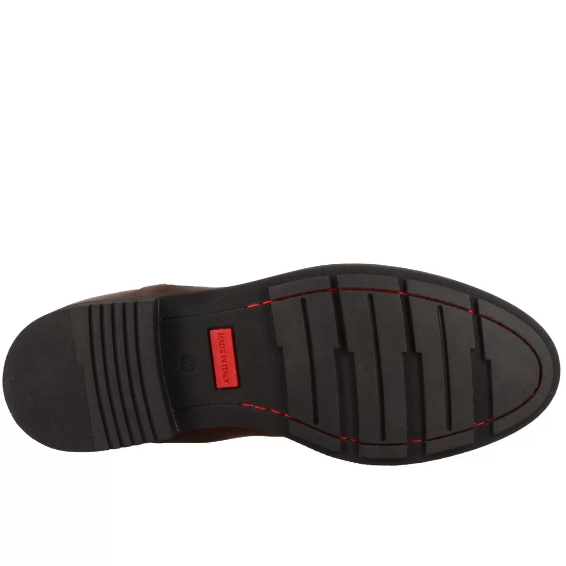 Hot Leonardo Shoes Stivaletto Vintage Da Uomo In Pelle Colore Con Allacciatura Marrone