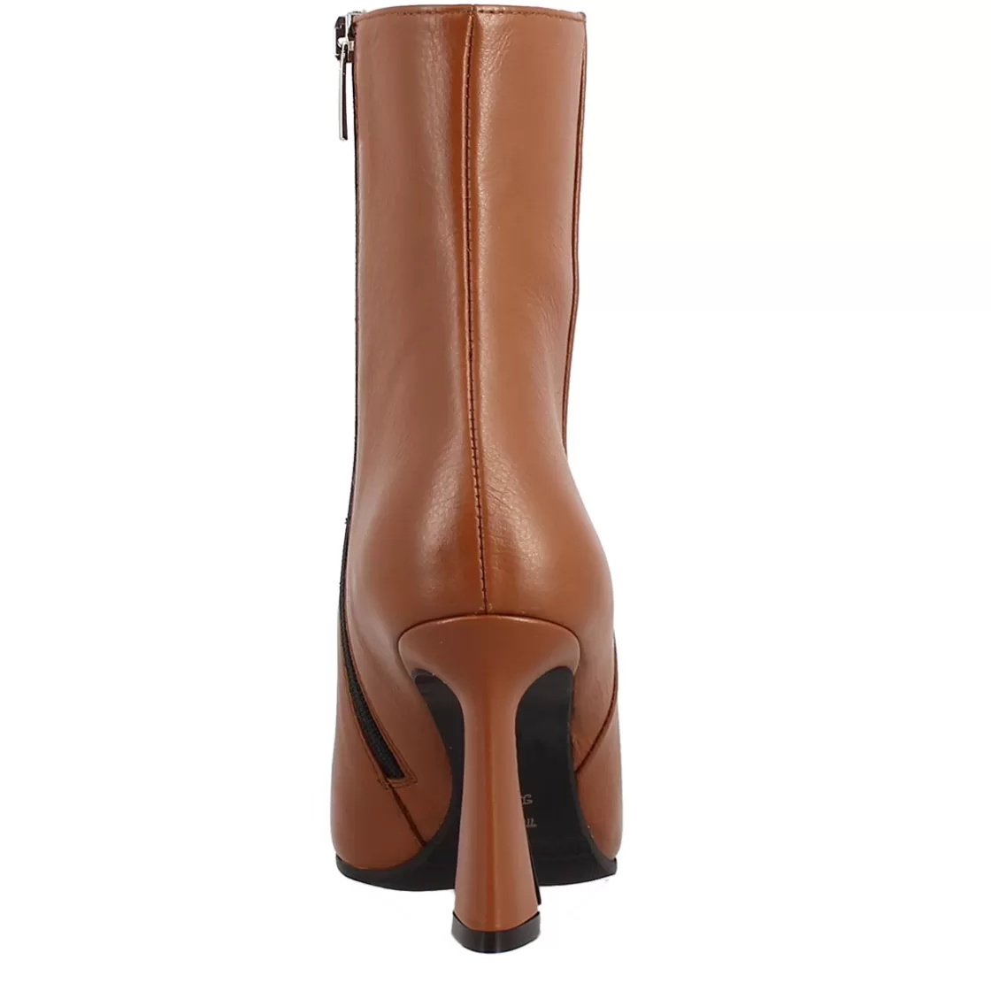Discount Leonardo Shoes Tronchetto In Pelle Vienna Colore Marrone